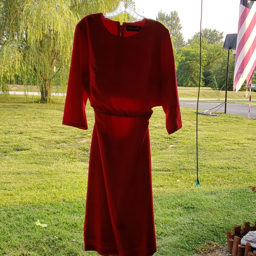 Red Cut-Out Dress from Gabrielle Union